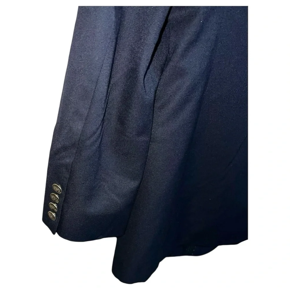 Haggar Sport Coat Blazer Men’s Size 44 Regular Blue 2 Button